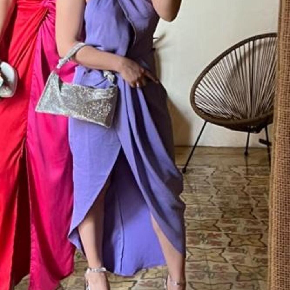 Asos Women's Lavender Midi Dress